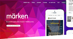 Desktop Screenshot of marken.com.au